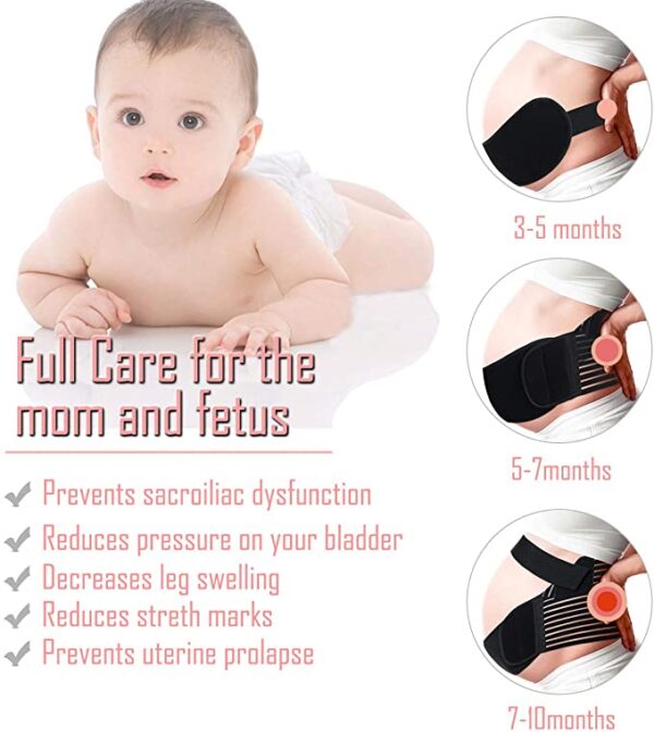 Maternity Bandage for Pregnancy Abdomen Support Belt Belly Bands Prenatal Bandage Brace Band Pregnant Women Belts 5