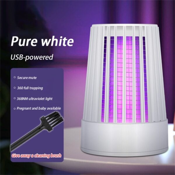 Ubojica komaraca Usb Električna svjetiljka ubojica komaraca Photocatalysis Mute Home Led Bug Zapper Zamka za insekte Bez zračenja 3.jpg 640x640 3