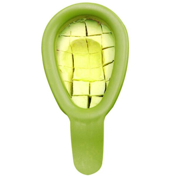 Multifunction Avocado Slicer Corer Shea Butter Avocado Cutter Plastic Separator Paste Vegetable Kitchen Knife Slicer Melon 4