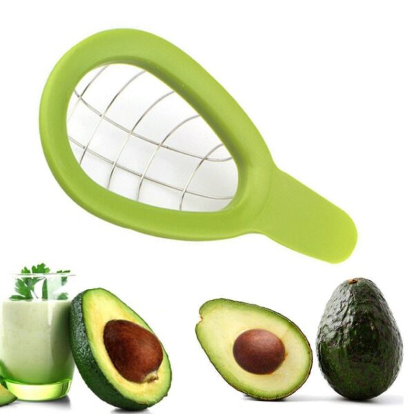 Multifunction Avocado Slicer Corer Shea Butter Avocado Cutter Plastic Separator Paste Vegetable Kitchen Knife Slicer