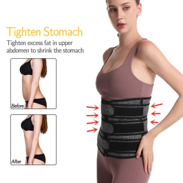 Neoprene Waist trainer body shaper plus size wasit trainer γυναικεία κοιλιά ελέγχου ιδρώτα ζώνη μέσης εκπαιδευτή 1