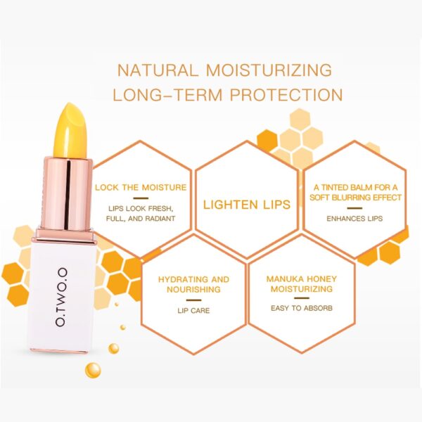 O TWO O Colors Ever changing Lip Balm Lipstick Long Lasting Hygienic Moisturizing Lipstick Anti Aging 3