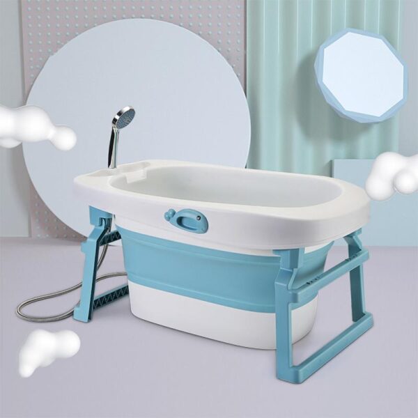 PP Bucket Folding Camping WashBasin Foldable Basin Fishing Camping Car Bucket Outdoor Water Bucket Household Basin 5