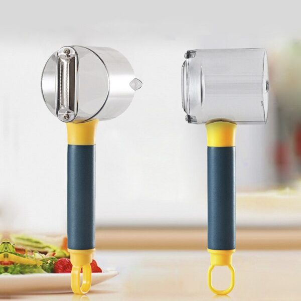 Stainless Steel Multi functional Storage Peeler With A Container For Potato Cucumber Carrot Fruit Vegetable Peeler
