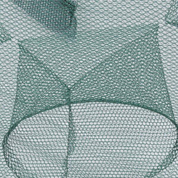 Strengthened 4 8 Holes Automatic Fishing Net Shrimp Cage Nylon Foldable Fish Trap Cast Net Cast 5