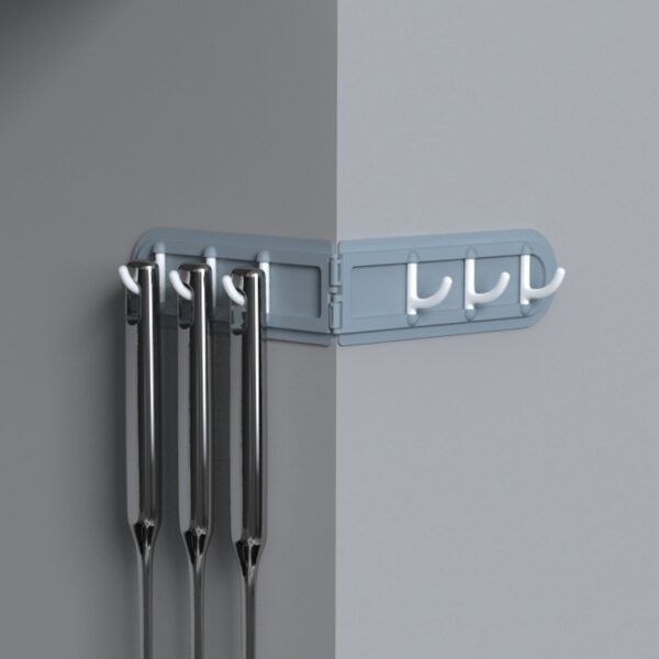 Wonderlife key holder Storage Hangers Wall Hooks Easy Install Home Strong Seamless Sticking Hook Bathroom Wall 1