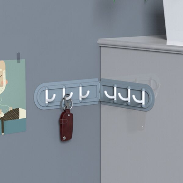 Wonderlife key holder Storage Hangers Wall Hooks Easy Install Home Strong Seamless Sticking Hook Bathroom Wall