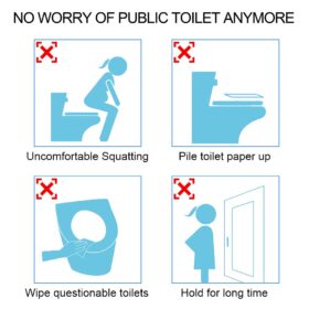50 Pcs Disposable Plastic Toilet Seat Cover - image 5