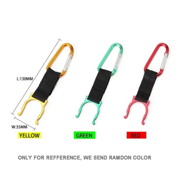 Gearrthóg Hiking Campála 10pcs Uirlisí Marthanais Lasmuigh Carabiner Alúmanam Gearrthóg Buidéal Uisce Earraigh Hook 2