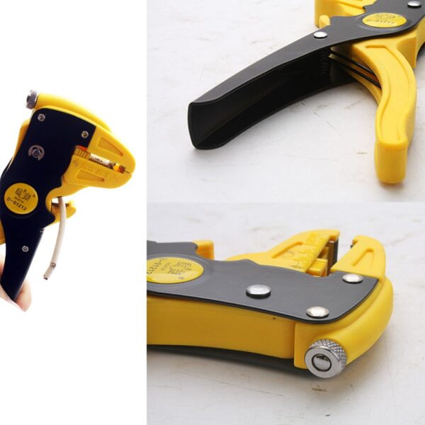 2 in 1 Self Nyaluyukeun Kawat Cutting Stripper Otomatis Teuing Self Crimper Stripping Cutter Cutting Adjustable 2