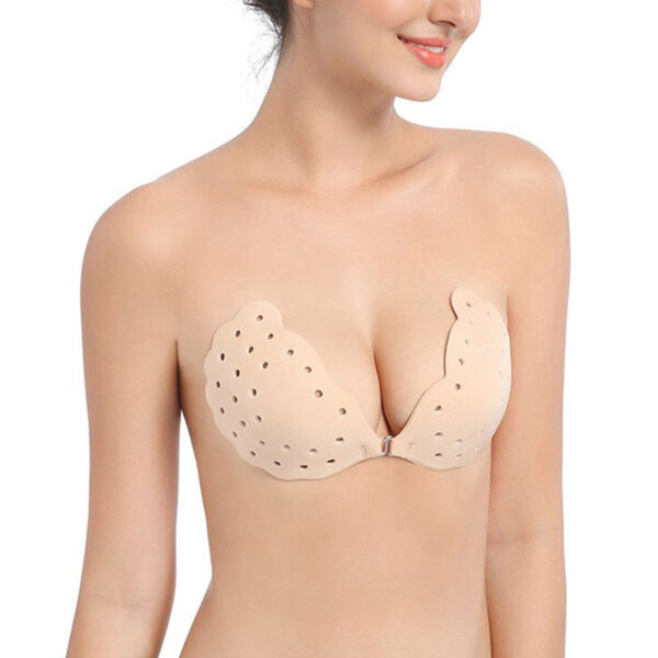 Cíche Bréifneach 2020 Le Fo-éadaí Silicone Bra Lingerie Bra Sciathán Brúigh Mná Féin-Ghreamaitheacha Sexy 3