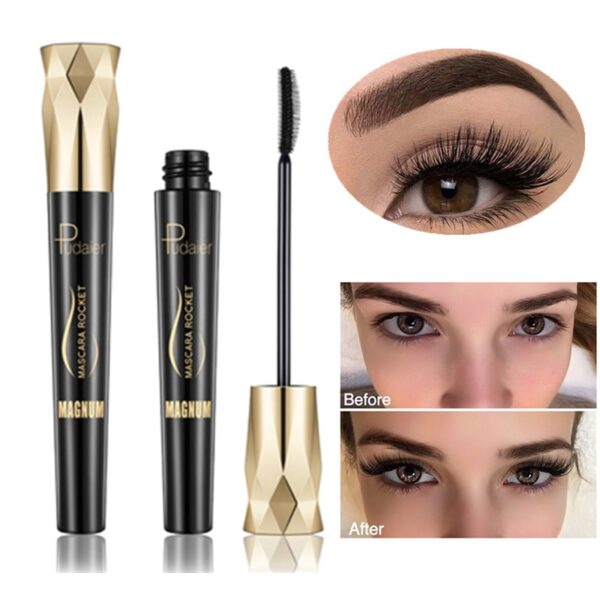 4d Snáithín Snáithín Lash Mascara Tlú Imleabhar Express Fabhraí Rimel Leachtach uiscedhíonach 3d Síneadh Snáithín Lash 6