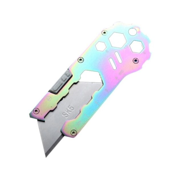 BK Stainless Steel EDC Folding Utility Knife Wallpaper Knife Multi function Paper Cutter Courier Knife Outdoor 2.jpg 640x640 2