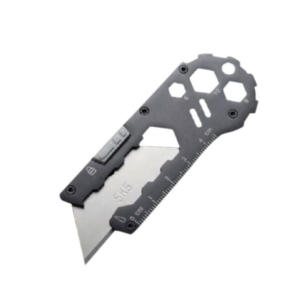 BK Stainless Steel EDC Folding Utility Knife Wallpaper Knife Multi function Paper Cutter Courier Knife