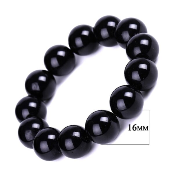 Black Obsidian Bracelet Buddhist Prayer Blessing Blackstone Healing Stone Ball Beads Jewelry Valentine s Present 29.jpg 640x640 29