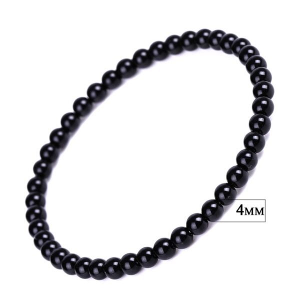 Bracelet en obsidienne noire prière bouddhiste bénédiction Blackstone guérison pierre boule perles bijoux Valentine s présent 31.jpg 640x640 31