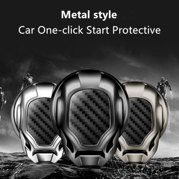 Car One click Start Protective Cover Decoration Ring Button Decoration Cover For Benz BMW VW Honda