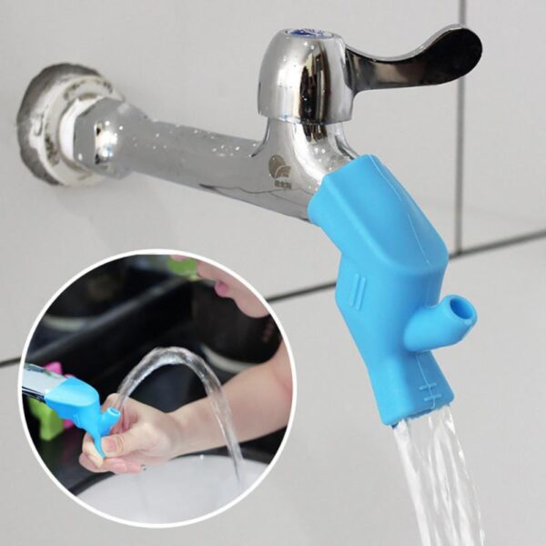 Elastic Adjustable Faucet Extenders Silicone Material Faucet Nozzle Extender Ya Khitchini Yaku Bafa Yama Kitchen Chalk 2