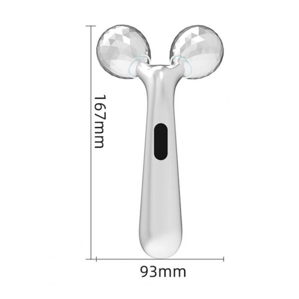 Face Roller V shape Wrinkle Reduction Comfortable to Grip Roller Facial Massage Tool Thin Face Relaxation 5