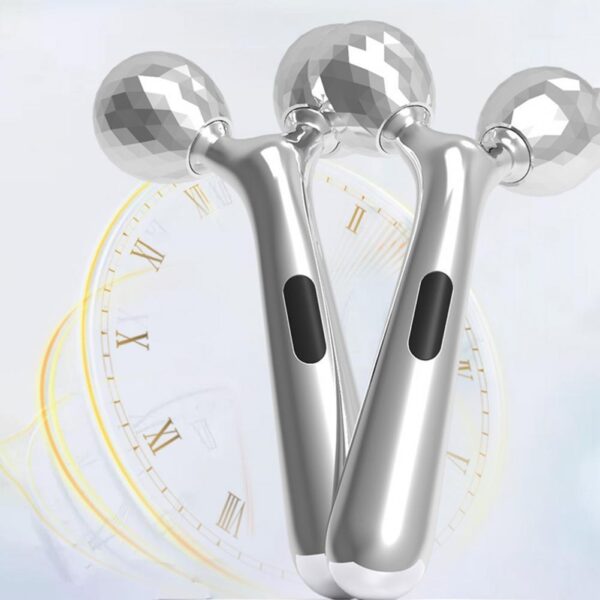 Face Roller V shape Wrinkle Reduction Comfortable to Grip Roller Facial Massage Tool Thin Face