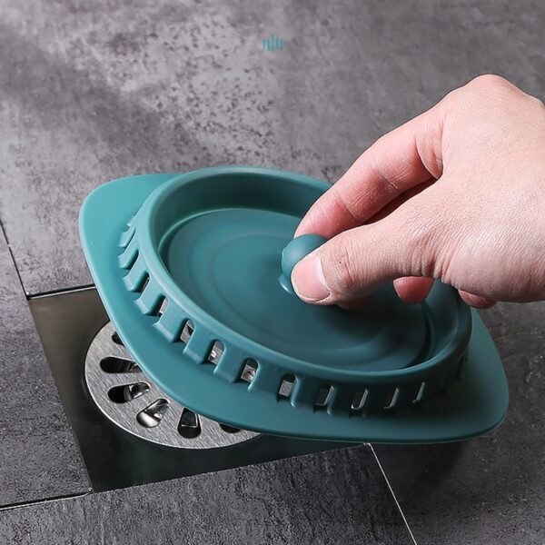 Home Sink Silica Gel Filter Bathroom Take Shower Floor Drain Cover Universal Prevent Hair Clogging Deodorant 3