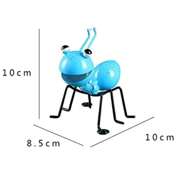 Ile ti a ṣe 3D Iron Ant Awọn ohun ọṣọ Odi Pipọnti Pendanti Ile Ọṣọ Awọn iṣẹ ọnà Yara Bed Art Awọn asẹnti 4