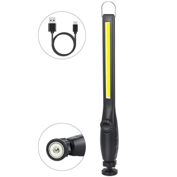 LED Work Light USB Rechargeable Work Light Portable Magnetic Cordless Inspection Light For Car Repair Home