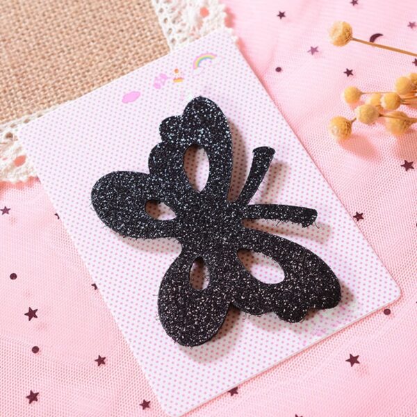 New Black Hair Posted Face Broken Hair Stickers For Women Bangs Posted Headdress Magic Stickers Accessories 11