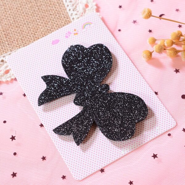 New Black Hair Posted Face Broken Hair Stickers For Women Bangs Posted Headdress Magic Stickers Accessories 7