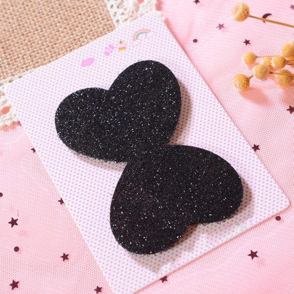 New Black Hair Posted Face Broken Hair Stickers For Women Bangs Posted Headdress Magic Stickers Accessories 8