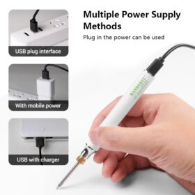 USB Portable Electric Soldering Iron Set - image 2
