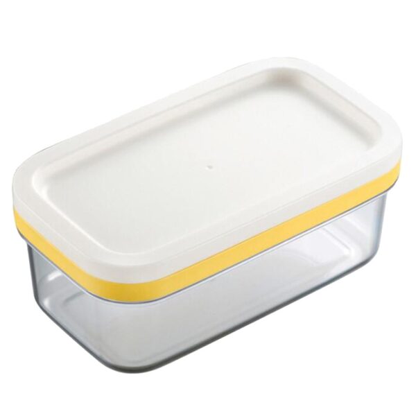 Plastični tanjir za maslace s rezačem za odlaganje posuđa s poklopcem za maslac Odlično za kuhinjske dekore 3