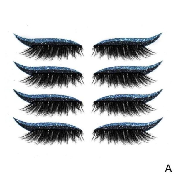 Reusable Eyeliner And Eyelash Sticker Fashion Eyes Sticker Makeup Eyeliner Eyeshadow Face Sticker Eyes Makeup BlingBling 34.jpg 640x640 34