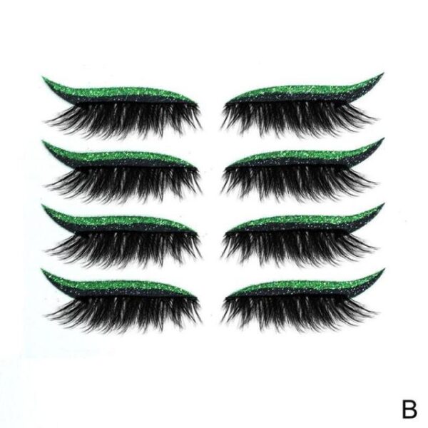 Reusable Eyeliner Ma Eyelash Sticker Faʻaausia Eyes Sticker Makeup Eyeliner Eyeshadow Face Sticker Eyes Makeup BlingBling 35.jpg 640x640 35