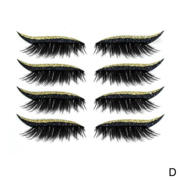 Reelable Eyeliner Ary Eyelash Sticker Fashion Eyes Sticker Makeup Eyeliner Eyeshadow Face Sticker Eyes Makeup BlingBling 37.jpg 640x640 37