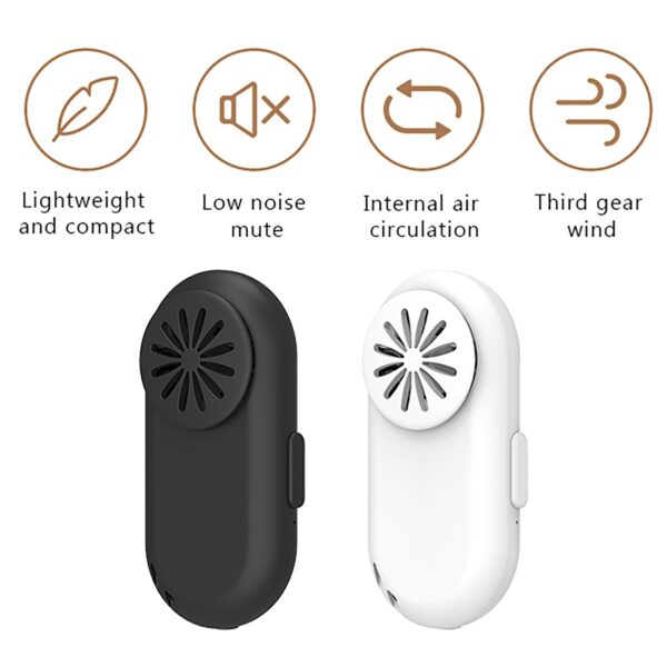 Višenamjenski prijenosni ventilator za masku za lice na filtar za zrak USB punjivi ispušni mini ventilator Osobno 2