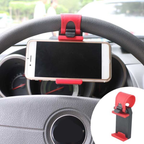 Universal Car Steering Wheel Mobile Phone Holder Mount Buckle Socket Holder Xiaomi Mi8 SE 6X Mi6 1