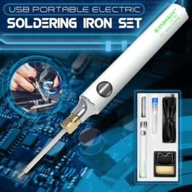 USB Portable Electric Soldering Iron Set - image 1