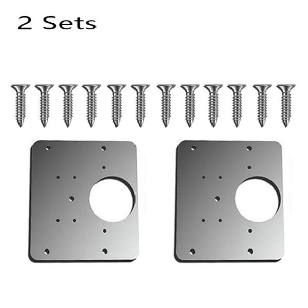 1 2 3 4PCS Hinge Plate Repair Plate for Cabinet Furniture Window igwe anaghị agba nchara Plate Mmezi 1.jpg 640x640 1