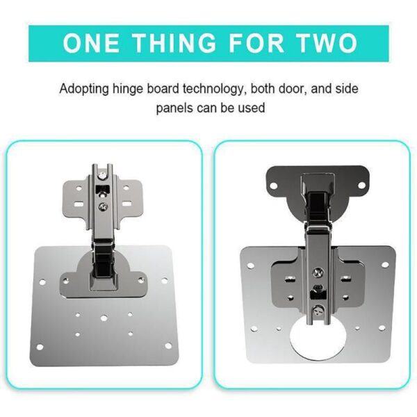 1 2 3 4PCS Hinge Plate Repair Plate for Cabinet Furniture Drawer Window igwe anaghị agba nchara efere ndozi 4