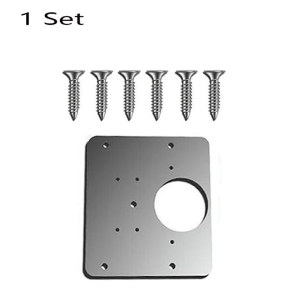 1 2 3 4PCS Hinge Repair Plate for Cabinet Furniture Drawer Window Stainless Steel Plate