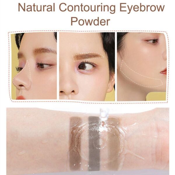 1 Pcs Eyebrow Stamp Eyebrow Stencil Shaping Makeup Vegan Waterproof Brow Eye Kit Definer Brow Eyebrow 4