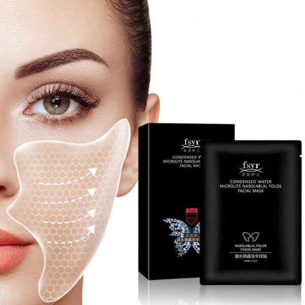 Oogmasker Patch Nasolabiale plooien Film Voorhoofd Rimpels Vervagen Anti-rimpel Verstevigende Collageen Gel Wet Patroon