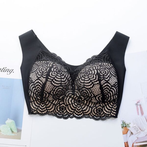 Ženski Push Up grudnjak Puna šipka Seksi čipkasti grudnjak za žene Bralette Top Plus veličina Wireless 3.jpg 640x640 3