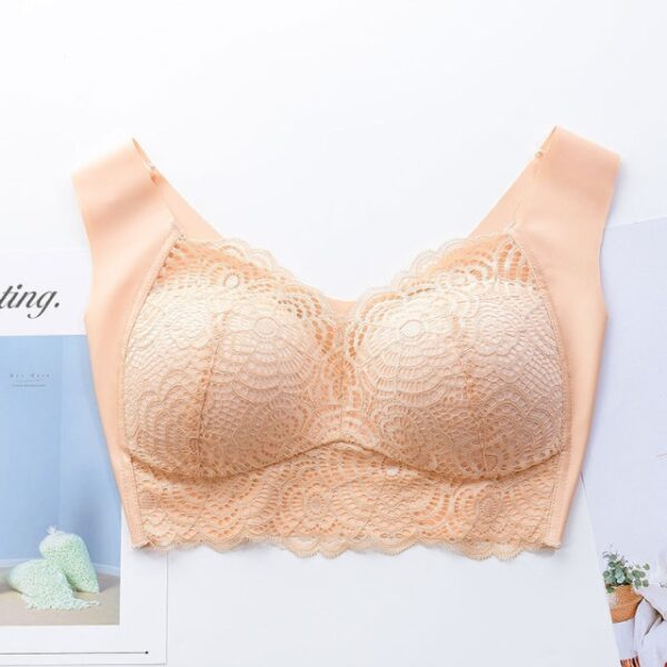 Ženski push up grudnjak puna šipka Seksi čipkasti grudnjak za žene Bralette Top Plus veličina