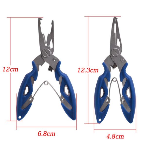 Fishing Plier Scissor Braid Line Lure Cutter Hook Remover etc. Fishing Tackle Tool.