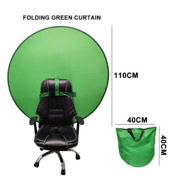 Green Screen Photography Props Portable Chroma Key Background Photos Suitable for YouTube Video Studio Reflector Backdrop 1.jpg 640x640 1
