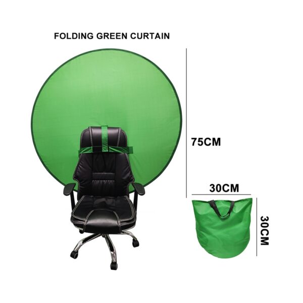 Green Screen Photography Props Portable Chroma Key Background Photos Suitable for YouTube Video Studio Reflector Backdrop 5