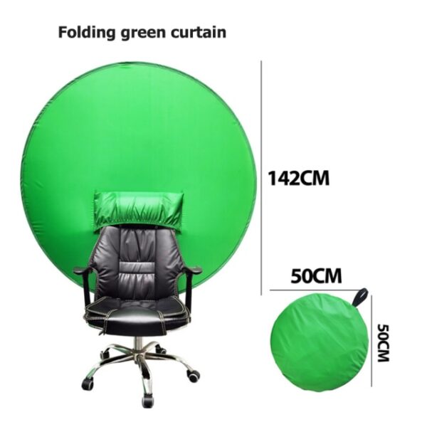 Green Screen Photography Props Portable Chroma Key Background Photos Suitable for YouTube Video Studio Reflector