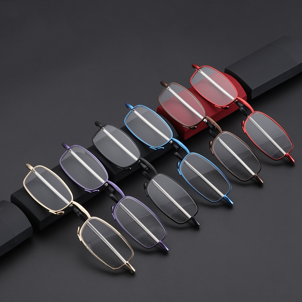 Folding mini on sale reading glasses